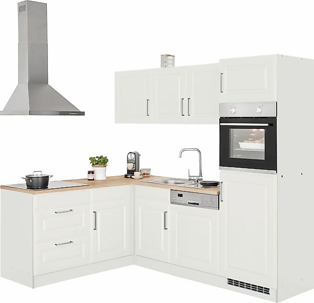 KOCHSTATION Winkelküche KS-Stockholm – Küche mit hochwertiger und detailrei günstig online kaufen