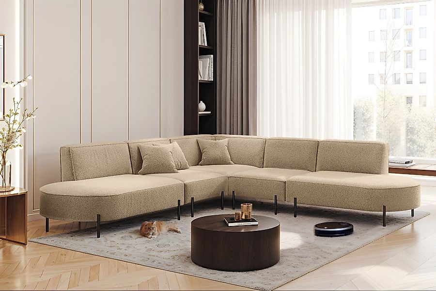 Fun Möbel Ecksofa Sofa VALENCIA Seite günstig online kaufen