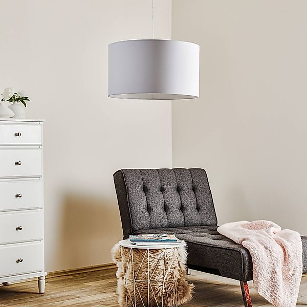 Hängeleuchte Roller, weiß, Ø 45 cm günstig online kaufen