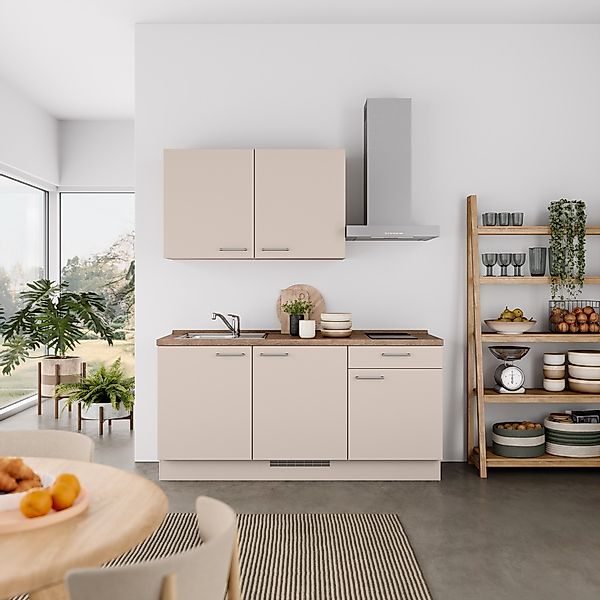 nobilia® Küchenzeile »"Laser I",Ausrichtung wählbar, Breite 180 cm« vormont günstig online kaufen