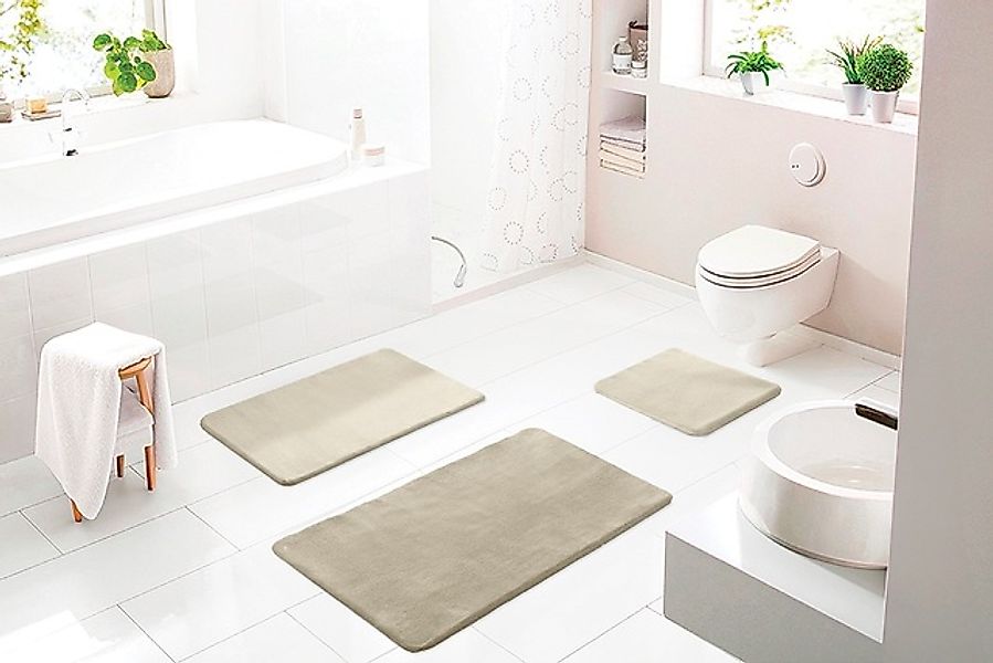 Batex Badematte »Lana« Höhe 27 mm rutschhemmend beschichtet fußbodenheizung günstig online kaufen