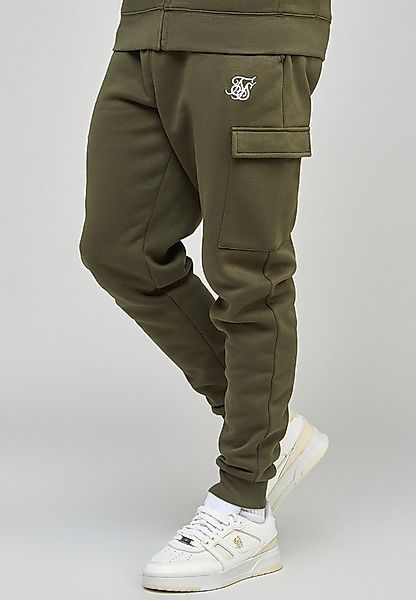 Siksilk Jogger Pants SikSilk Herren Khaki Essential Cargo Jogginghose günstig online kaufen