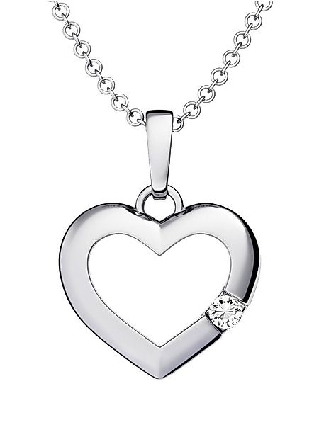 Amoonic Herzkette Halskette Damen Silber 925 günstig online kaufen