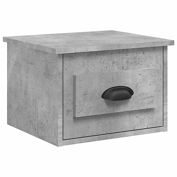 vidaXL Nachttisch Wand-Nachttisch Betongrau 41,5x36x28 cm günstig online kaufen