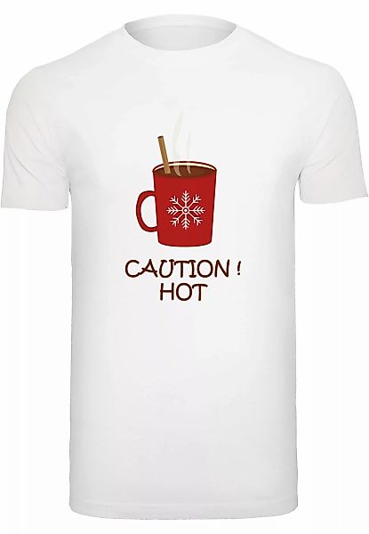 Merchcode T-Shirt "Merchcode Herren Caution Hot T-Shirt Round Neck" günstig online kaufen