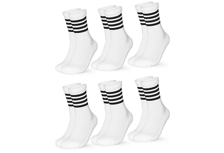 OCCULTO Tennissocken Herren Retro Tennissocken 6er Pack (Modell: Roger) (6- günstig online kaufen