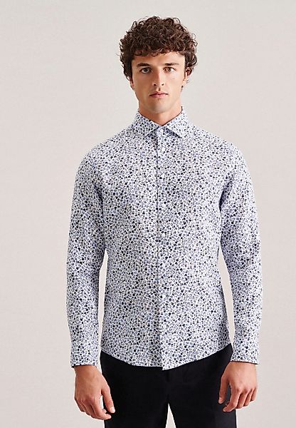 seidensticker Businesshemd "Slim", Slim Langarm Kentkragen Floral günstig online kaufen