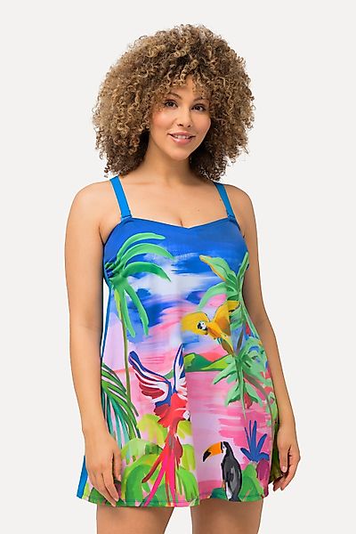 Ulla Popken Badeanzug Badekleid Papagei Softcups günstig online kaufen