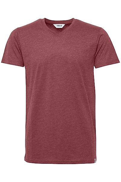 !Solid V-Shirt SDBedo Kurzarmshirt mit Melange günstig online kaufen
