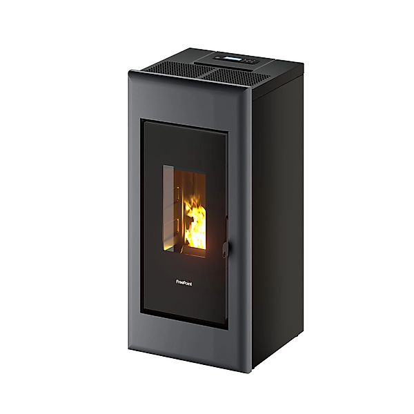Freepoint Pelletofen One Airtight FreePoint Pelletofen One Stahl Titangrau günstig online kaufen