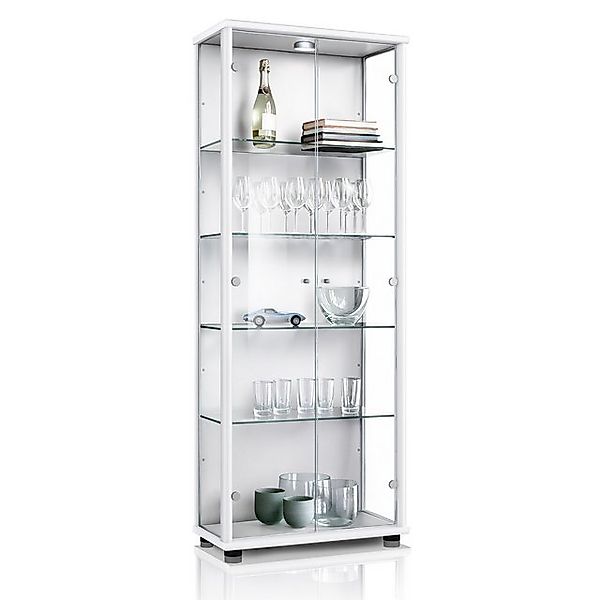 VR-Wohnideen Standvitrine C1019 (Glasvitrine (176x67x33 cm) mit 2 Glastüren günstig online kaufen