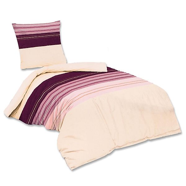 EXKLUSIV HEIMTEXTIL Bettwäsche Flanell Wende-Bettwäsche AMELIE günstig online kaufen