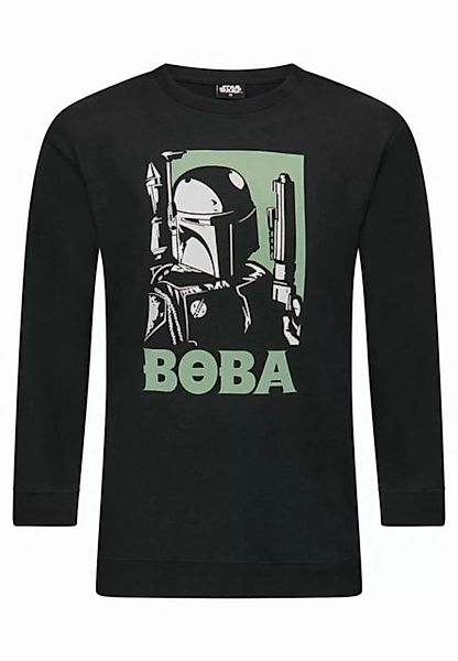 Star Wars Sweatshirt Star Wars Boba Fett Herren Sweatshirt Pullover günstig online kaufen