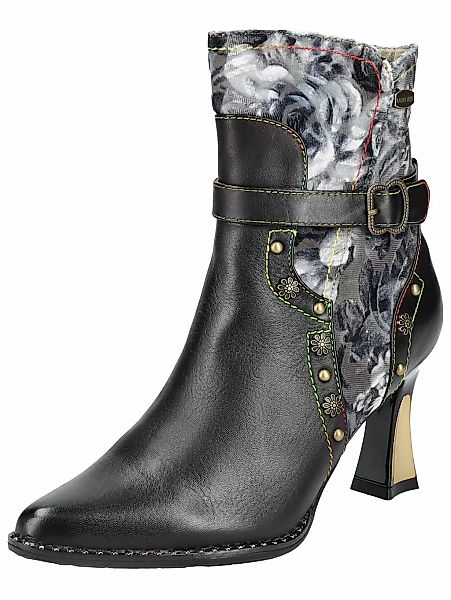 LAURA VITA High-Heel-Stiefelette "LAURA VITA Stiefelette Leder/Textil" günstig online kaufen