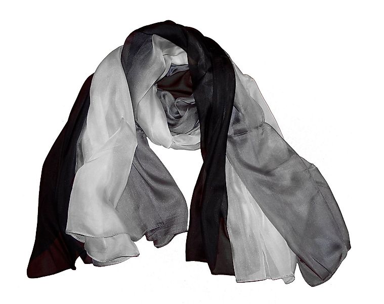 Posh Gear Seidenschal Seiden Schal Chiffon Tri-Color aus 100% Seide günstig online kaufen