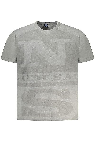 North Sails T-Shirt Graues Herren T-Shirt günstig online kaufen