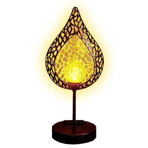 HAC24 LED Gartenleuchte Metall Tischleuchte Tischlampe günstig online kaufen