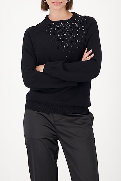 Monari Strickpullover Pullover Schmucksteine Regular fit günstig online kaufen