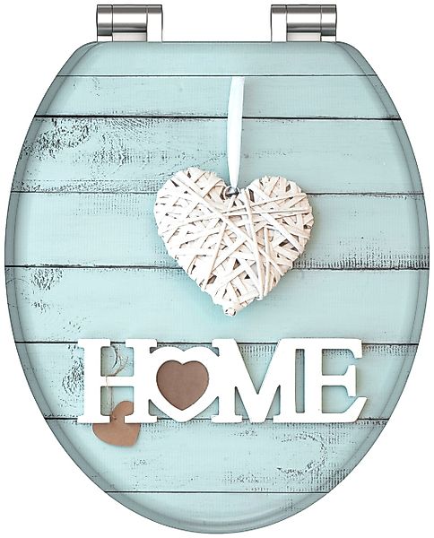welltime WC-Sitz "Home", mit Absenkautomatik, MDF, kratzfest günstig online kaufen