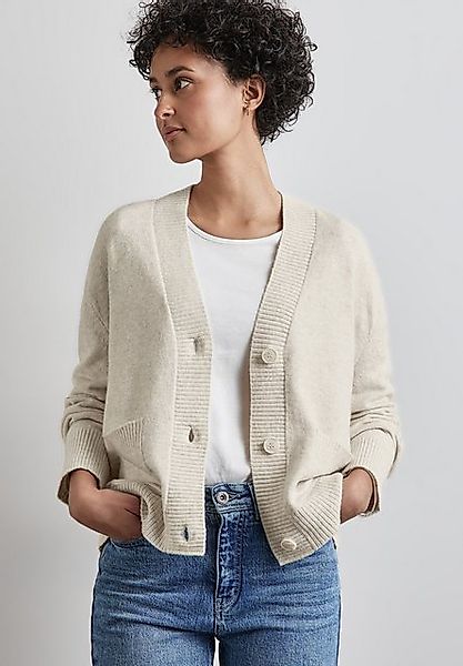 STREET ONE Strickjacke in melierter Optik günstig online kaufen