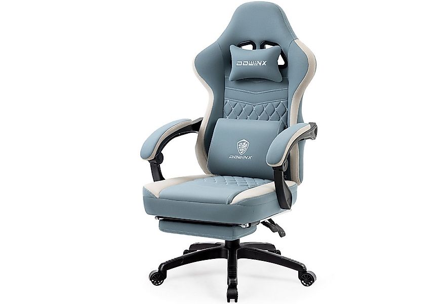 Dowinx Gaming-Stuhl Stoff-Massage-Gaming-Stuhl mit Fußstütze, ergonomisches günstig online kaufen