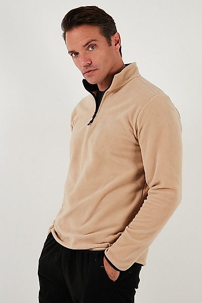 Buratti Fleecepullover Slim Fit günstig online kaufen