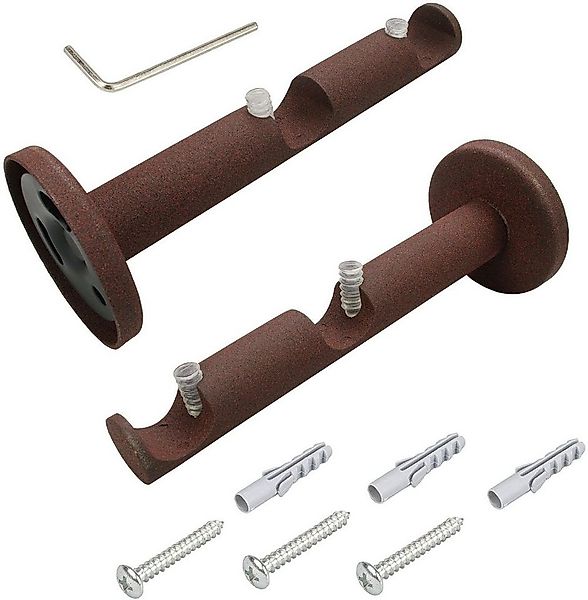 Liedeco Doppelträger, Gardinenstangen, (1-St), für Gardinenstangen Ø 16 mm günstig online kaufen