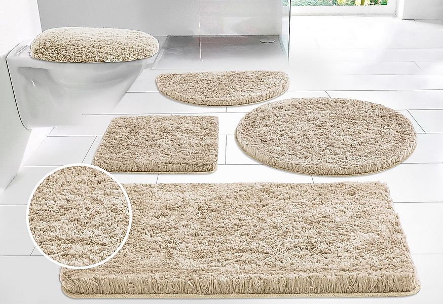 OTTO home Badematte Micro exclusiv, Badvorleger, Badezimmer Teppich, Höhe 5 günstig online kaufen