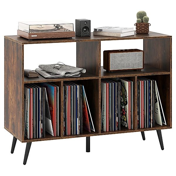 COSTWAY Sideboard, Plattenspielerständer Holz 100x40x74,5cm günstig online kaufen