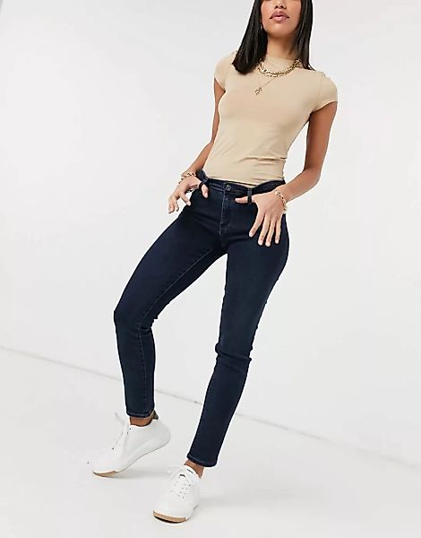 AG Jeans – Knöchellange Röhrenjeans in klassischem Blau günstig online kaufen