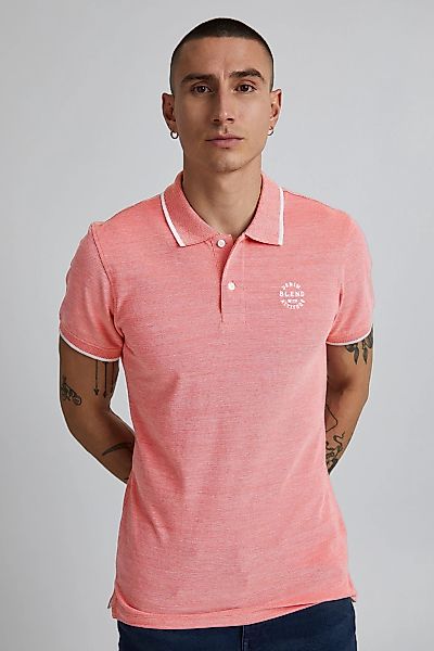 Blend Poloshirt "BHBhnate" Klassisches Poloshirt mit Brustprint günstig online kaufen