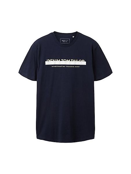 TOM TAILOR Denim T-Shirt T-Shirt mit Logo Print günstig online kaufen