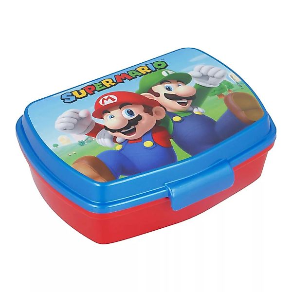 Brotdose Für Sandwiches Super Mario Kunststoff Rot Blau (17 X 5.6 X 13.3 Cm günstig online kaufen