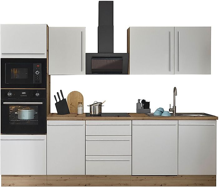 KOCHSTATION Küchenzeile Florida, Breite 280 cm, wahlweise mit E-Geräten,Sof günstig online kaufen