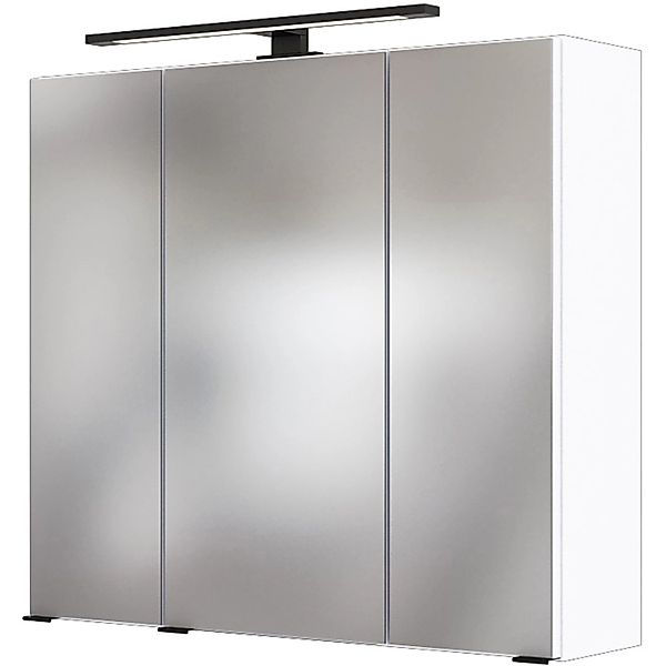 Held Möbel 3D-Spiegelschrank Rom 70 cm Weiß günstig online kaufen
