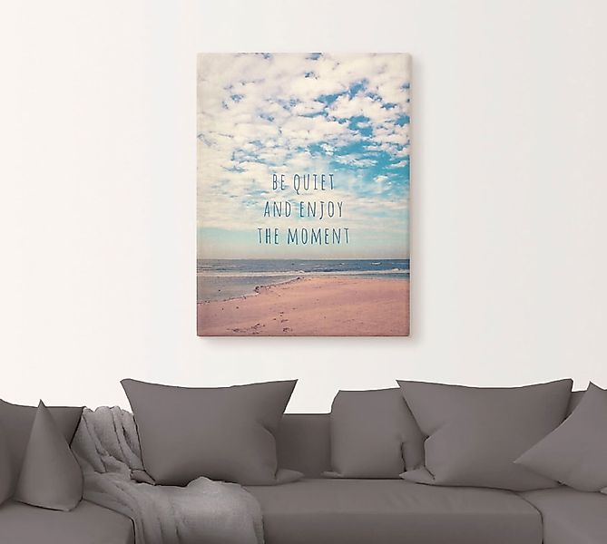 Artland Wandbild "Amrum", Sprüche & Texte, (1 St.), als Leinwandbild, Poste günstig online kaufen