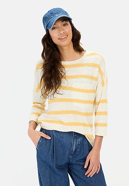 camel active 3/4 Arm-Pullover aus Baumwolle günstig online kaufen