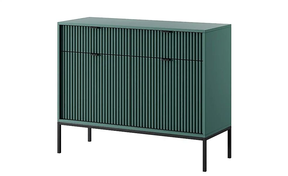 Sideboard  Vellore ¦ grün ¦ Maße (cm): B: 104 H: 83 Kommoden & Sideboards > günstig online kaufen