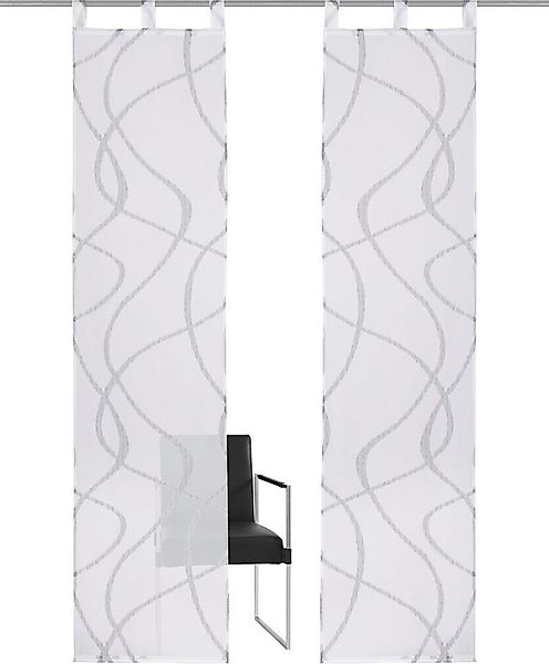 my home Schiebegardine Bene (2 St), Schlaufen, transparent, Polyester, Inkl günstig online kaufen