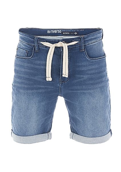 riverso Jeans Shorts Herren Stretch Kurz Kordelzug Regular Fit RIVPaul günstig online kaufen