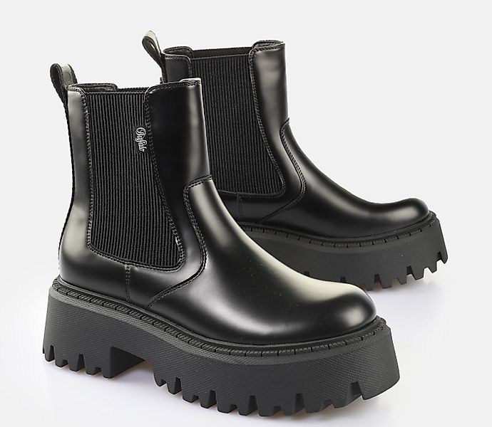 Buffalo ASPEN Chelseaboots Stiefelette, Schlupfboots, Plateauboots, günstig online kaufen