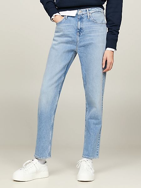 Tommy Jeans Slim-fit-Jeans "IZZIE HGH SL ANK BH5131", mit Ledermarkenlabel günstig online kaufen
