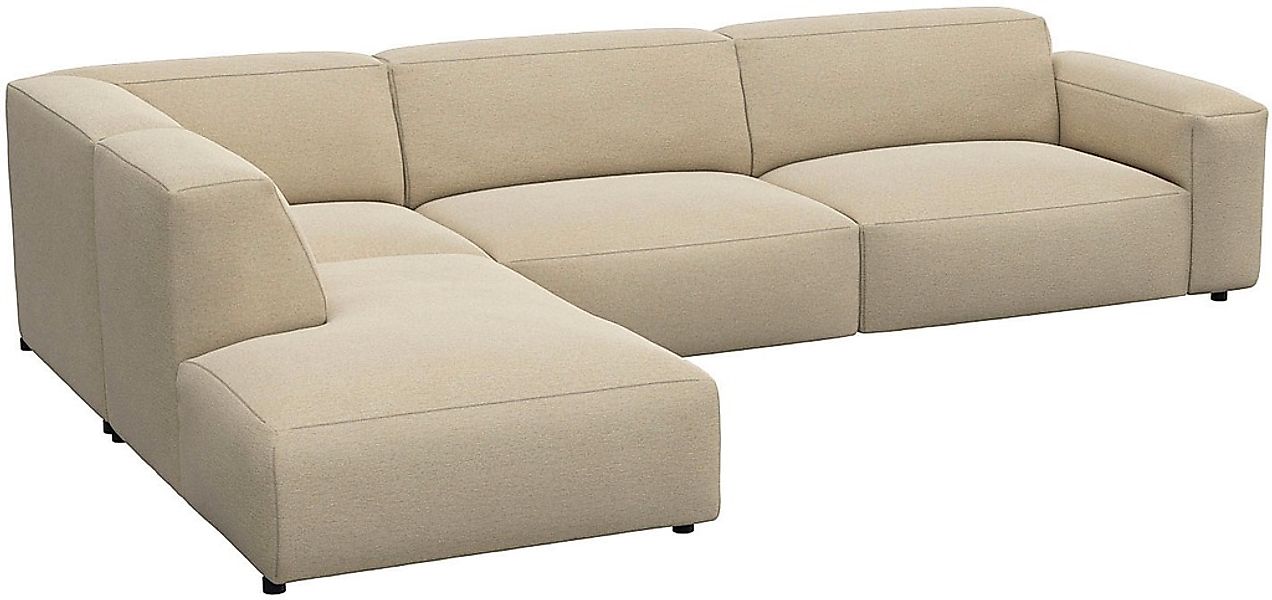 FLEXLUX Ecksofa "Lucera, super bequem durch hochwertigen Sitzaufbau mit Kal günstig online kaufen