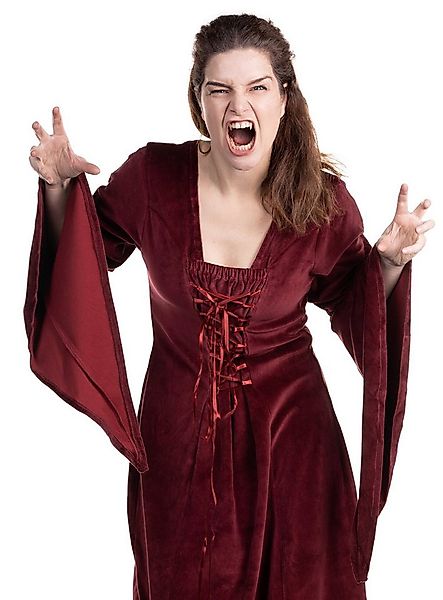 Metamorph Vampir-Kostüm Bordeauxrotes Vampirkleid, Ob Vampirlady oder König günstig online kaufen