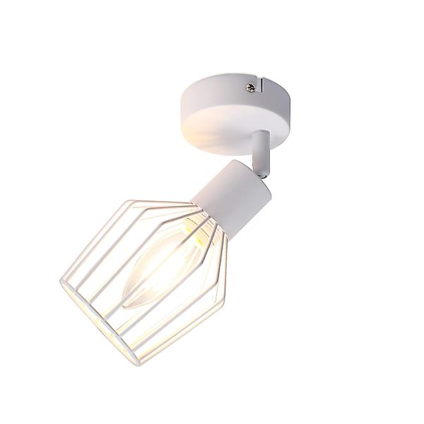 Nettlife LED Deckenspots Schwarz Weiß E14 günstig online kaufen