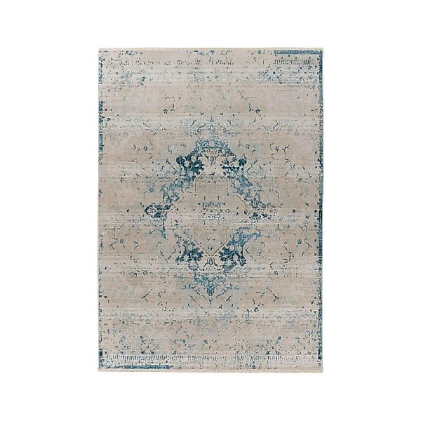 MeGusta Kurzflor Teppich VintageDesign UsedLook Orientalisch Blau 120 x 170 günstig online kaufen
