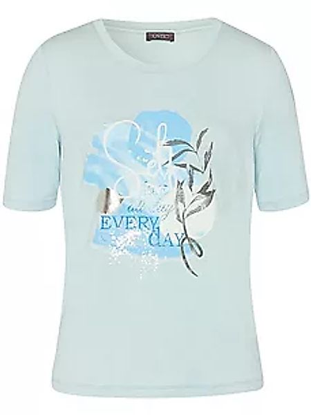 Rundhals-Shirt MYBC blau günstig online kaufen