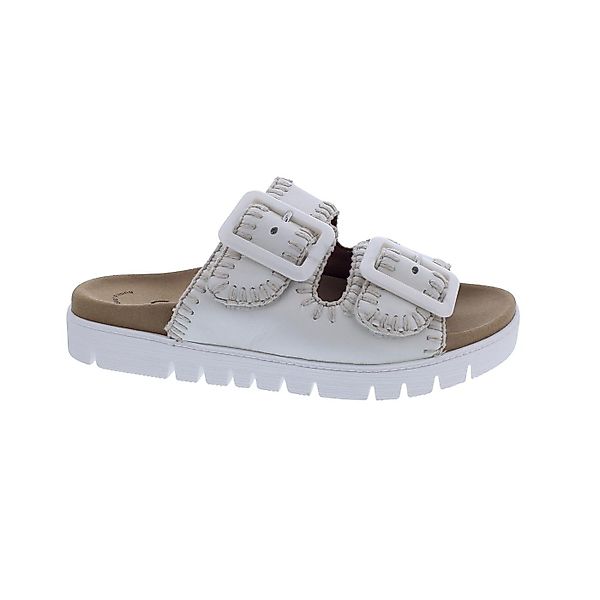 Gabor Gabor Pantolette 63.741.20, Glattleder, Latte-Offwhite, günstig online kaufen