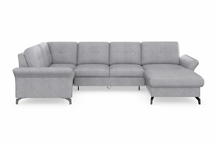 Home affaire Wohnlandschaft »Calando U-Form« wahlweise mit Bettfunktion, Be günstig online kaufen