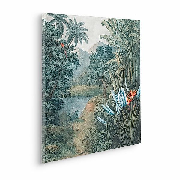 Komar Leinwandbild "Exotic Empire - Größe 60 x 60 cm" Natur 1 Stk. tlg. Kei günstig online kaufen